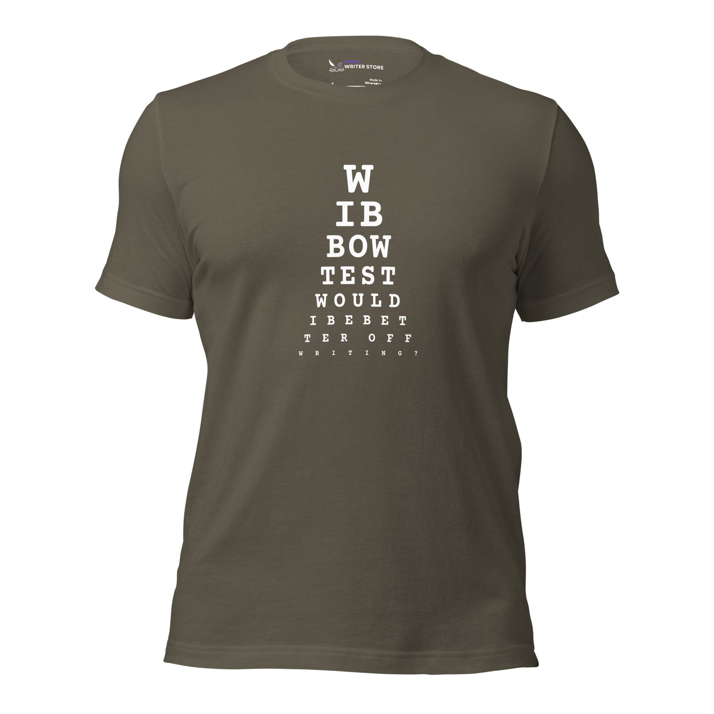 WIBBOW TEST Unisex t-shirt | WMG Writer Store
