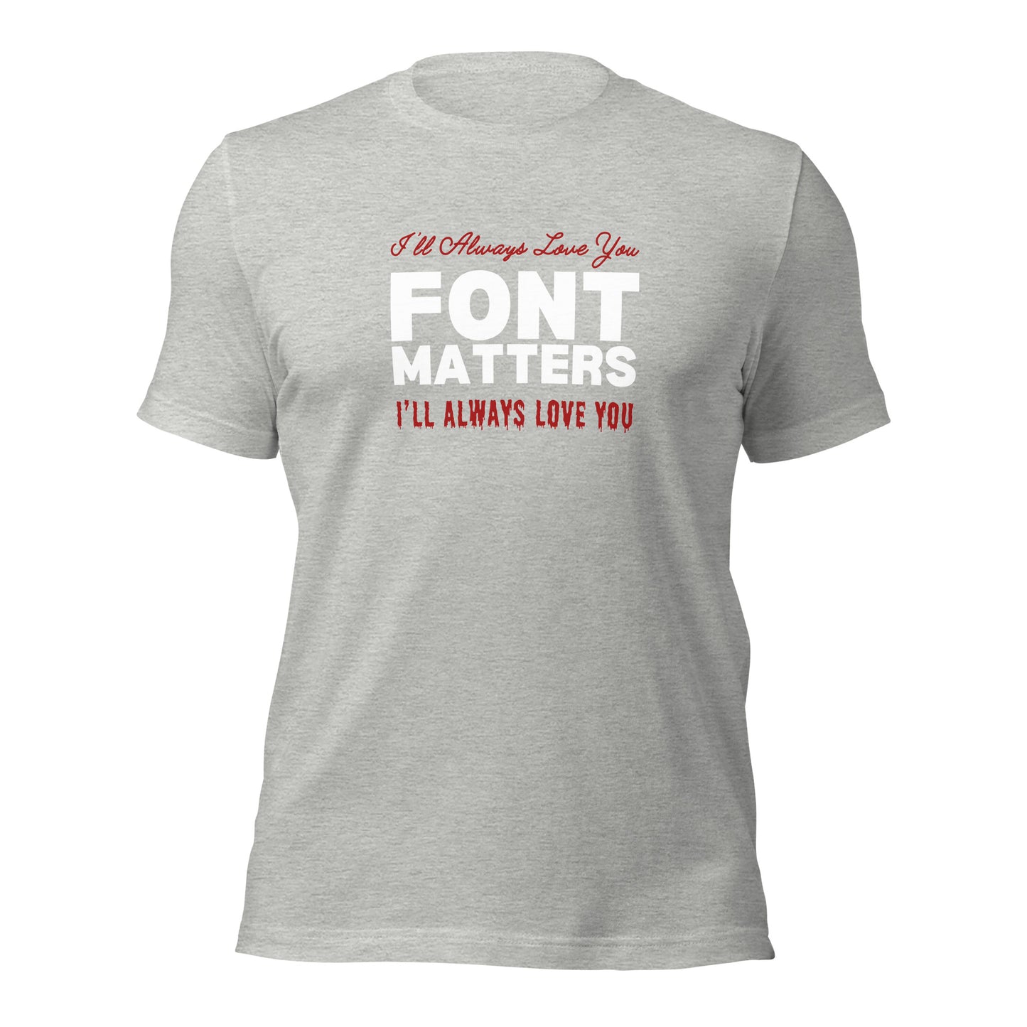 FONT MATTERS Unisex T-Shirt | WMG Writer Store