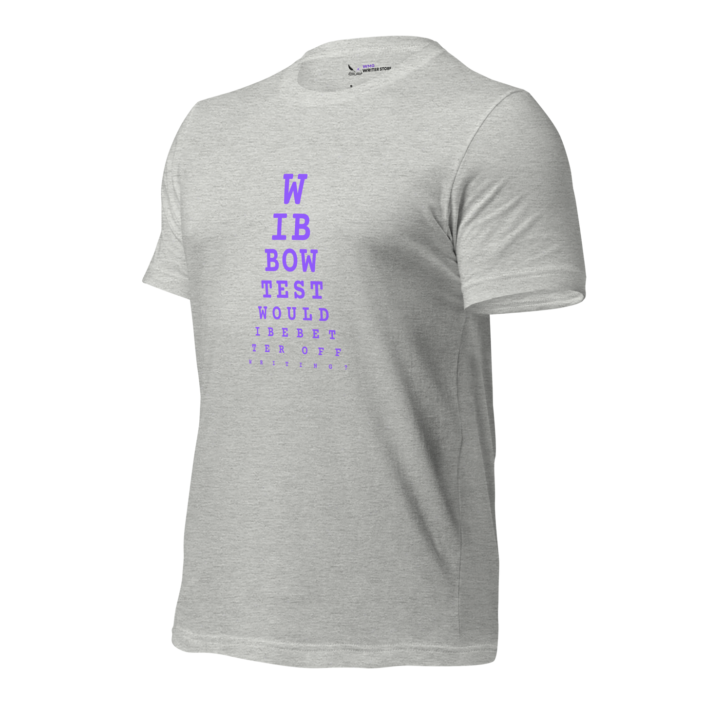 WIBBOW TEST Unisex T-Shirt (Purple) | The Writer Store