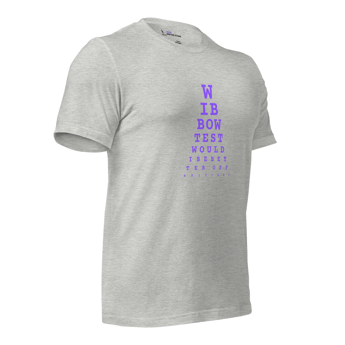 WIBBOW TEST Unisex T-Shirt (Purple) | The Writer Store