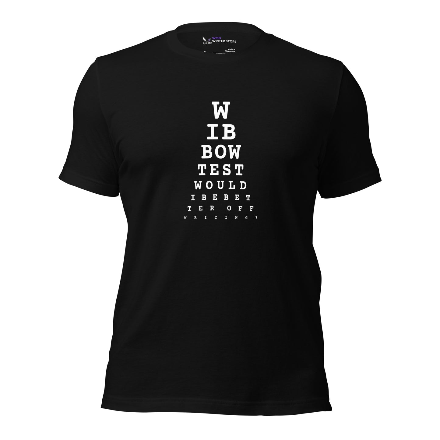 WIBBOW TEST Unisex t-shirt | WMG Writer Store