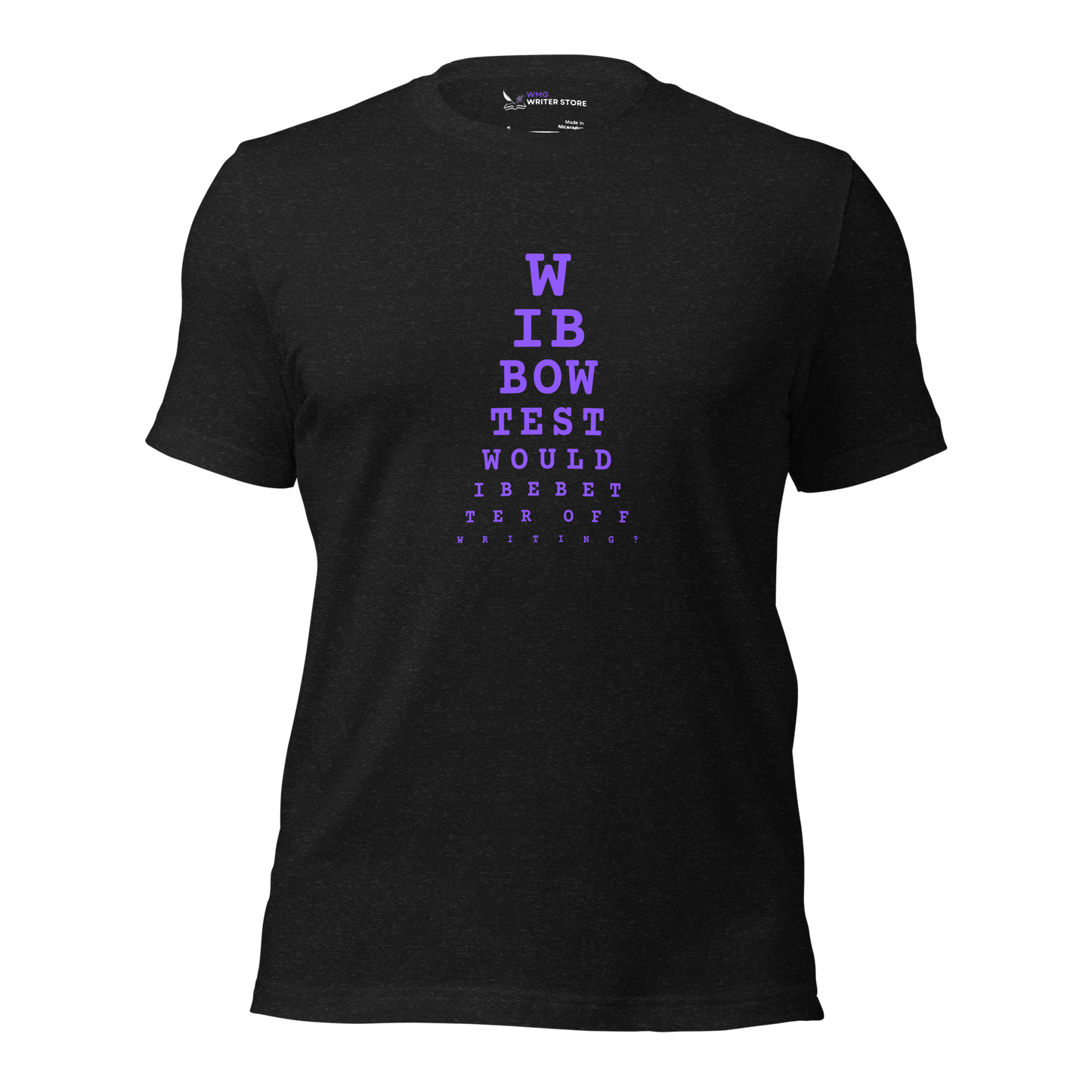 WIBBOW TEST Unisex T-Shirt (Purple) | The Writer Store