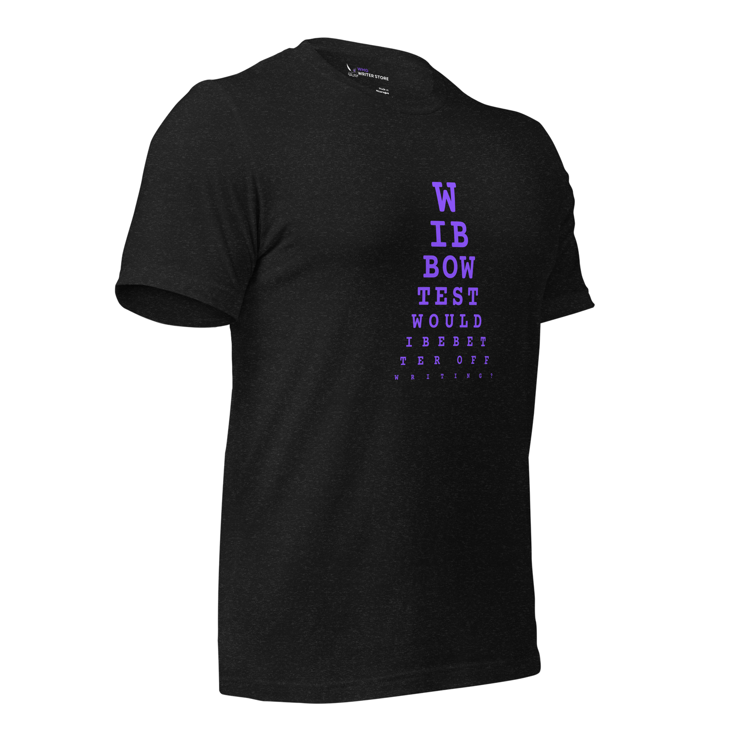 WIBBOW TEST Unisex T-Shirt (Purple) | The Writer Store