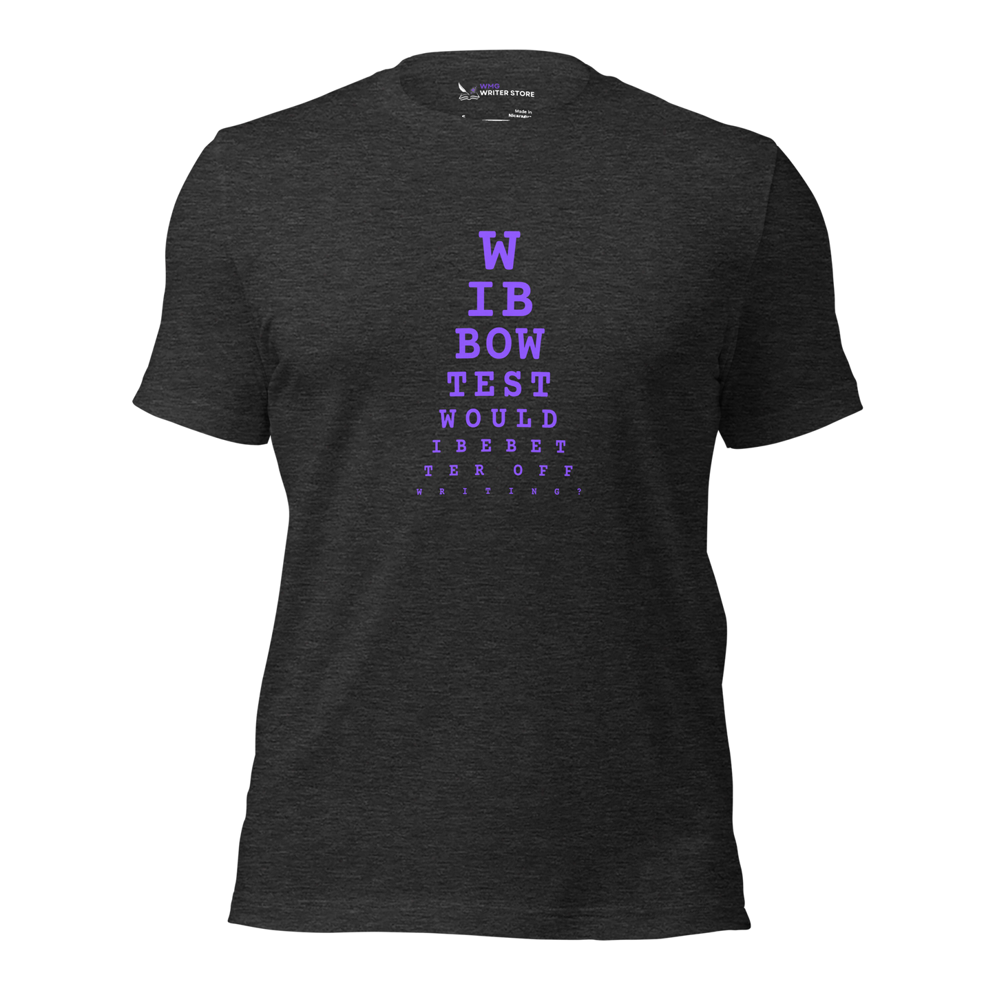 WIBBOW TEST Unisex T-Shirt (Purple) | The Writer Store