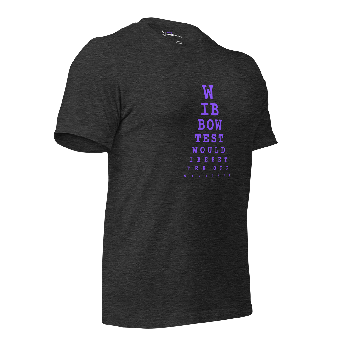 WIBBOW TEST Unisex T-Shirt (Purple) | The Writer Store