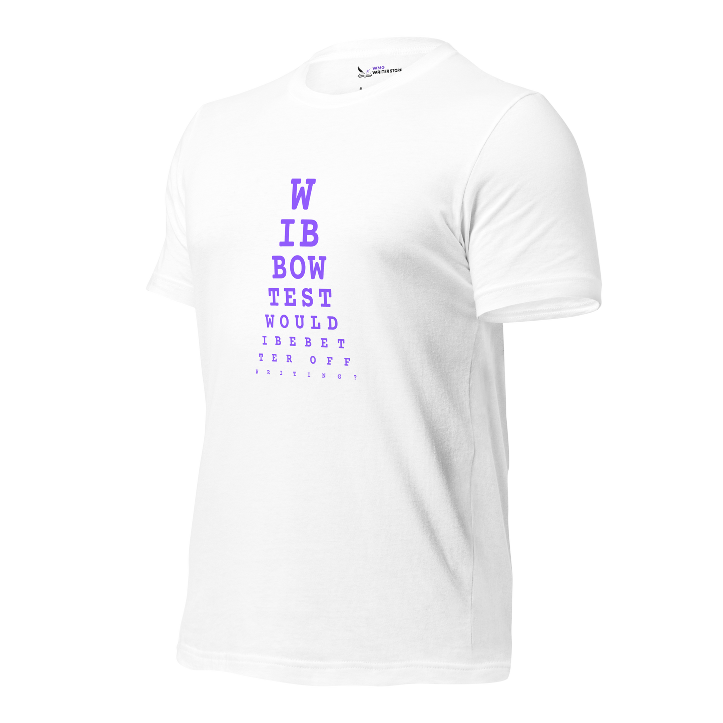 WIBBOW TEST Unisex T-Shirt (Purple) | The Writer Store