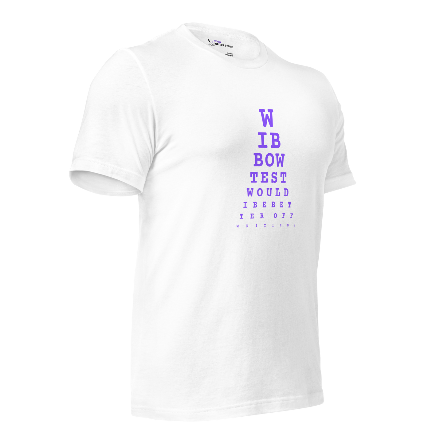 WIBBOW TEST Unisex T-Shirt (Purple) | The Writer Store