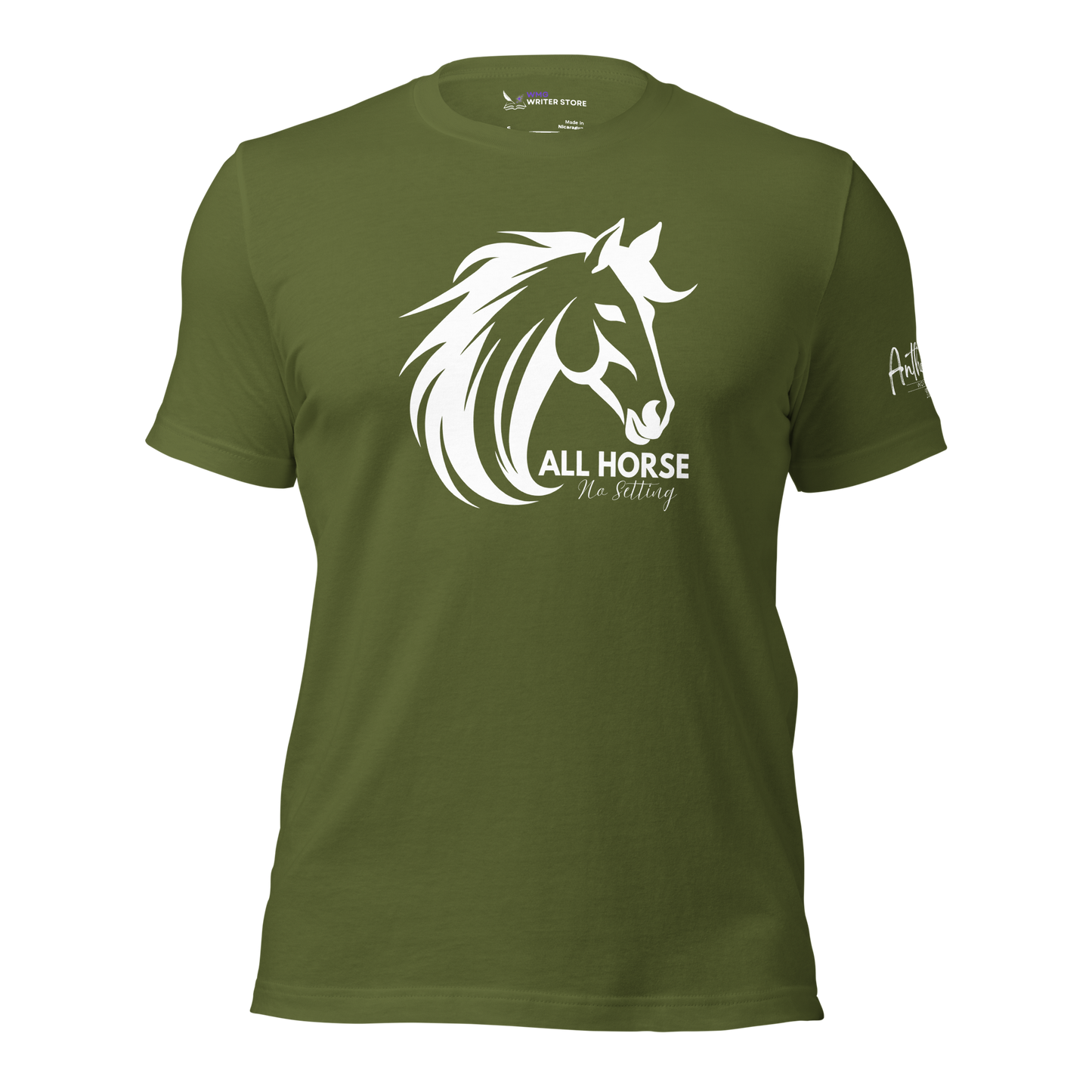 ALL HORSE NO SETTING Unisex T-Shirt (LIMITED EDITION) | WMG Writer Store